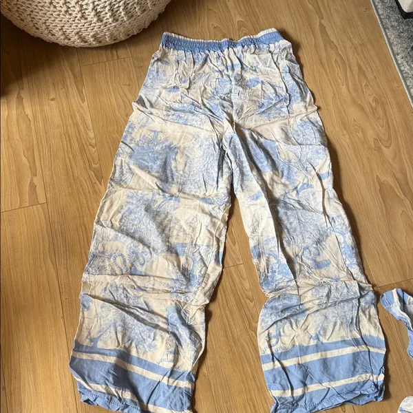 Blue and White Pajama Set - Image 5