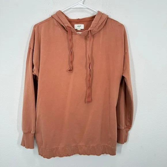 Aerie Size Small Sienna Brown Hoodie‎ Sweatshirt Pullover Loungewear Cozy Casual - Image 2