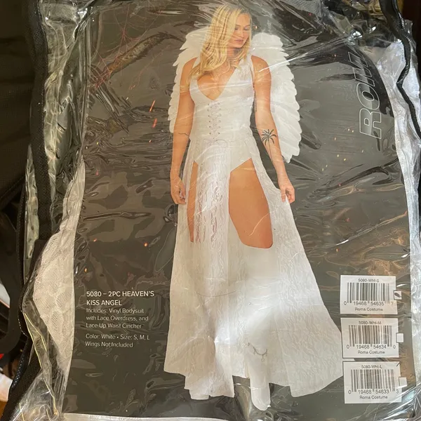 NEW Roma Heaven's Kiss Angel Sexy Costume Size Small - Image 3