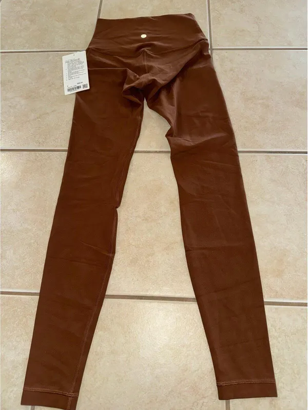 Lululemon Align High Rise 28” Roasted Brown Size 4 NWT - Image 2