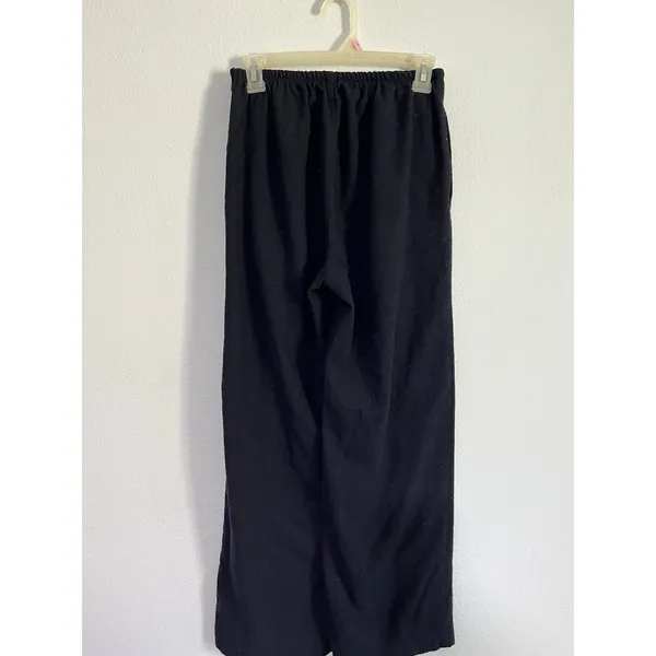 Vince Italian Wool Blend Pull On Wide Leg Pants Dark Navy XS - Image 3