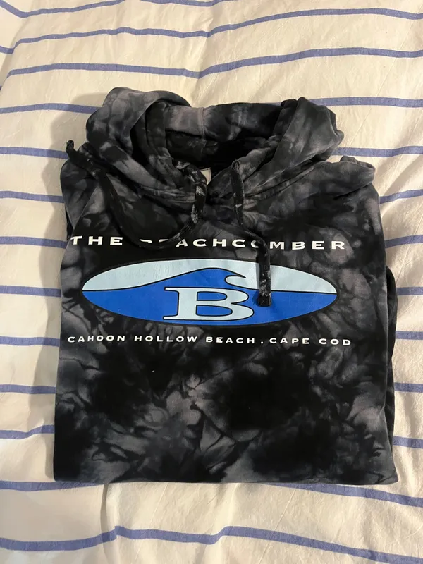 Beachcomber hoodie tie dye Black - Image 2