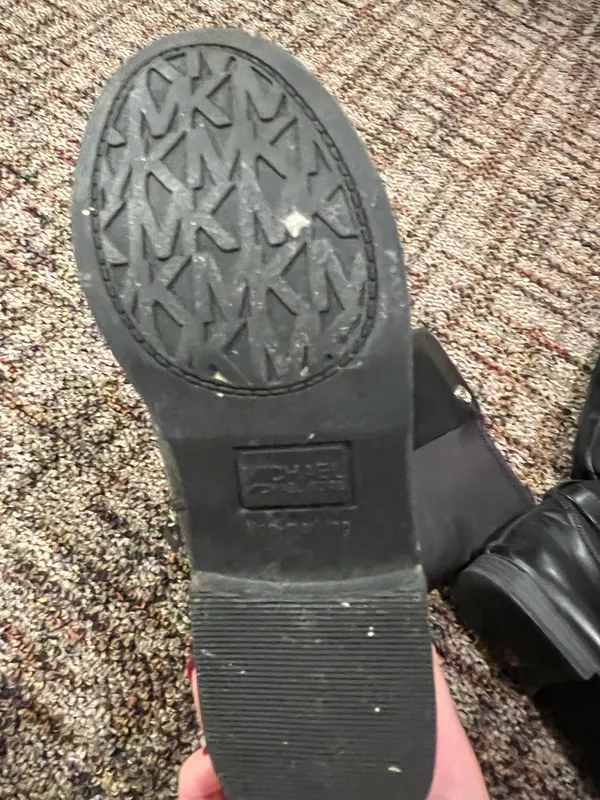 Boots Leather Black Size 5 - Image 5