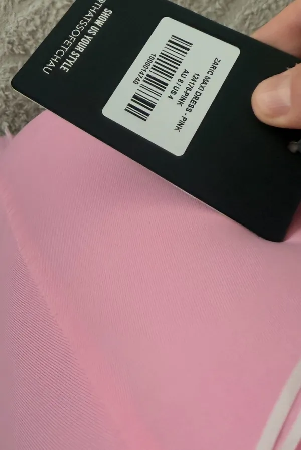 That's so fetch long pink dress - Image 3