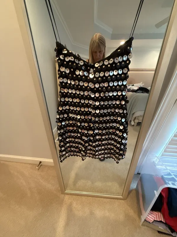 12th Tribe Sequin Mini Dress Size S - Image 4