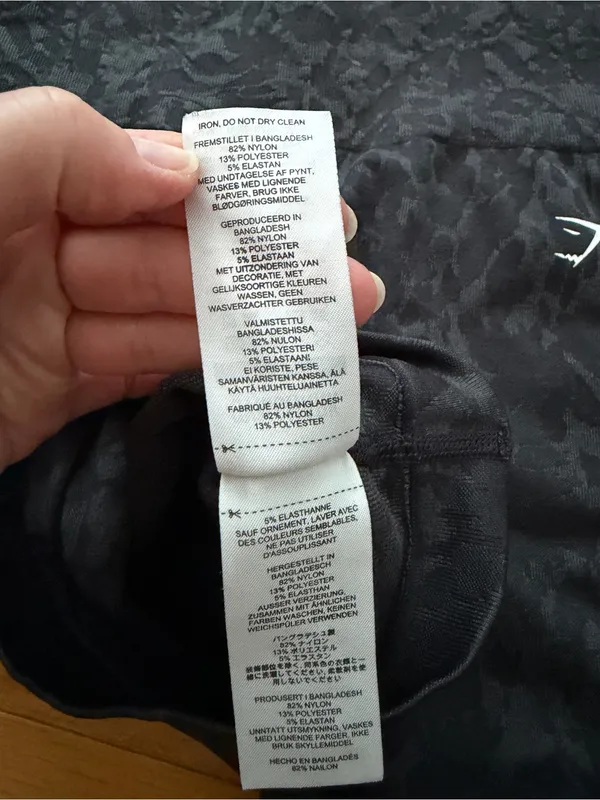 Gymshark Adapt Animal Seamless Cycling Bike Shorts 9” Inseam Women’s Size L - Image 6