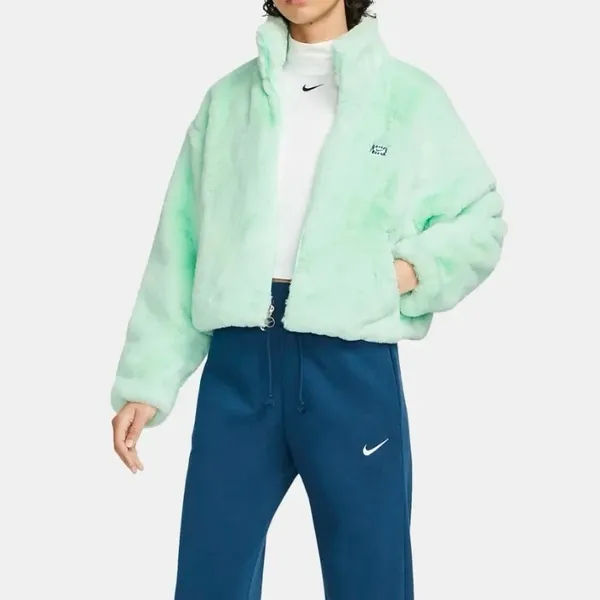 Nike Sportswear Icon Clash Full Zip Jacket Mint Green‎ Size M - Image 8