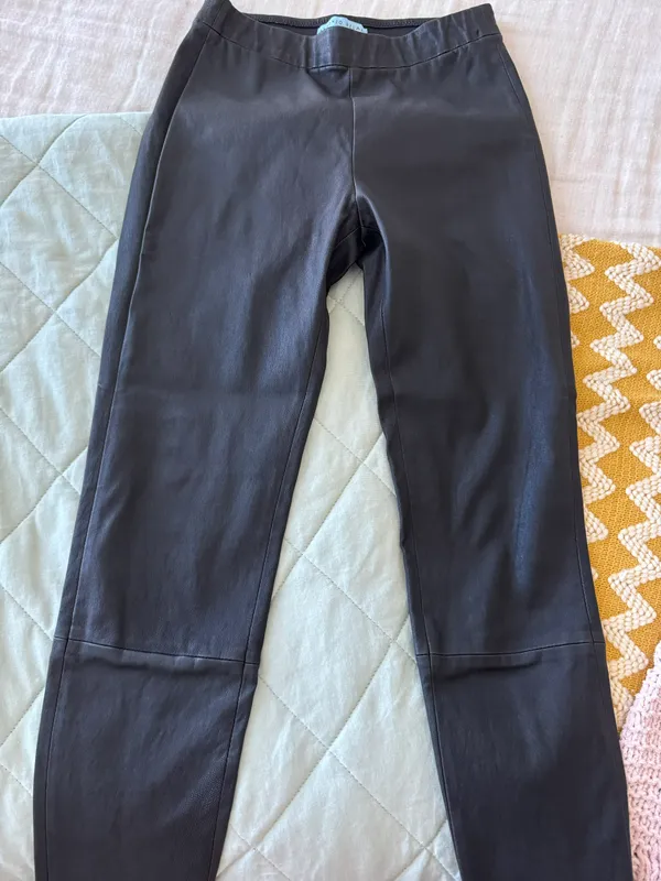 Antonio Melani Black Pleather Leggings - Image 6