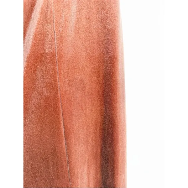 NWT Jenny Yoo Collection Mara Velvet‎ Maxi Gown Women's 6 Orange Formal - Image 5