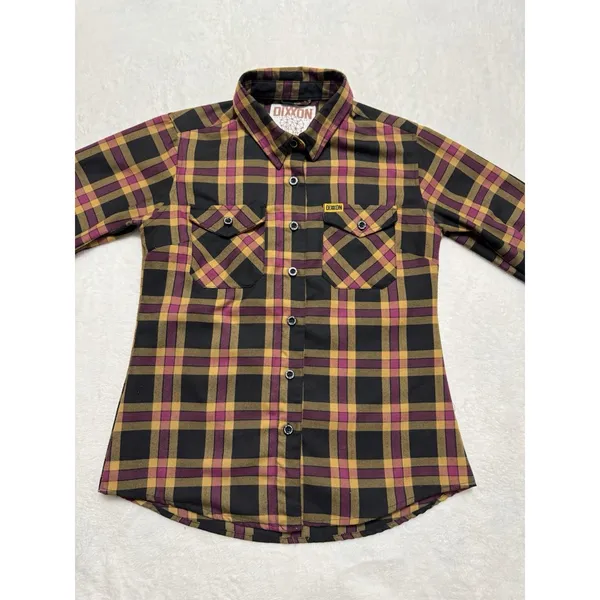 Dixxon Flannel Women's 22 Jumps Shirt Plaid Button Down Size Medium - Image 2