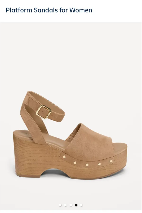 Old Navy Platform Sandals - Image 2