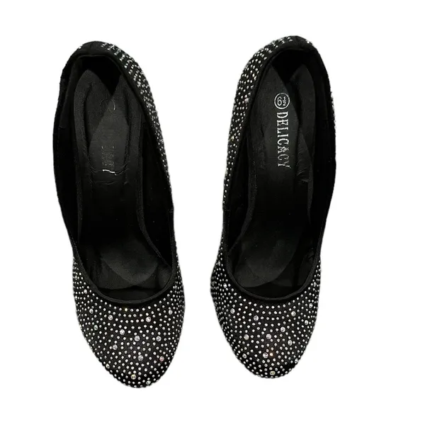 Delicacy Deluxy Platform Dance Club Stiletto Bling Jeweled Shoes 6.5 - Image 2
