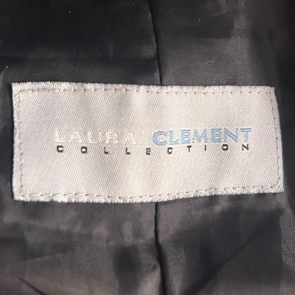 Vintage 90s‎ Leather Blazer Coat Black 6 - Image 8