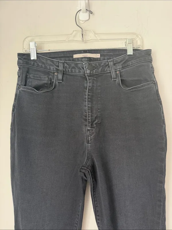 Hudon Holly Noi Black Denim Flare Leg Womens Jeans, size 31 🔴 - Image 2