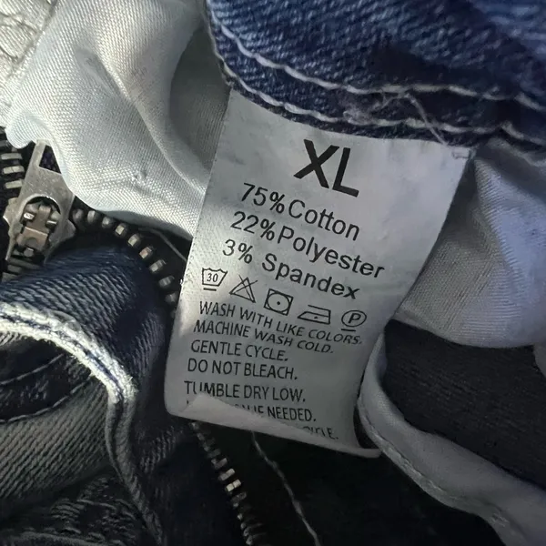 Women's Classic Blue Straight Leg Jeans #345 - Image 4