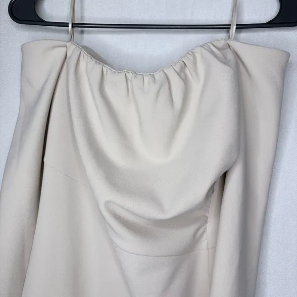 Abercrombie & Fitch Long Sleeve Draped Off The Shoulder Mini Dress - Image 6