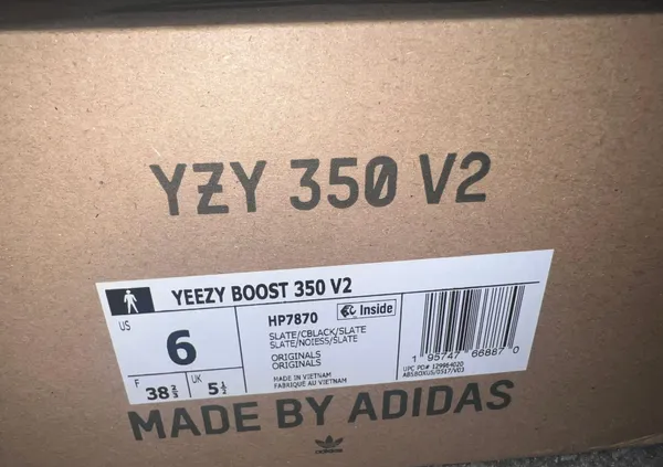 Yeezy Slate Size 6 - Image 3