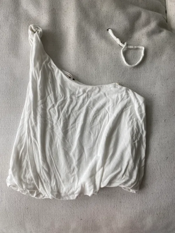 Free People One Shoulder Bubble Tank - Image 3