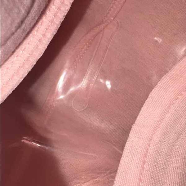 NWT Rose Quartz Pink Vast Life Climate Change Zip up fleece hoodie -water bottle - Image 12