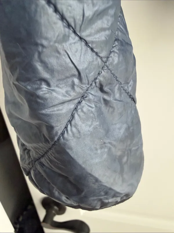 Abercrombie & Fitch Quilted Hooded Puffer Jacket - Steel Blue - Image 5