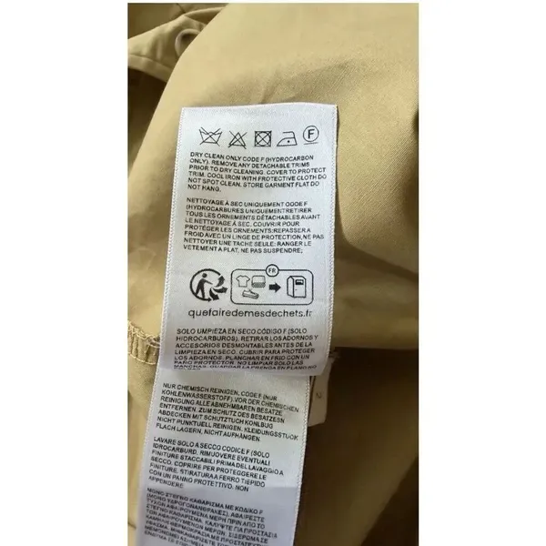 Inspired Designer Poplin Shirt Dress Beige Sizes M & L Brand New - Image 7