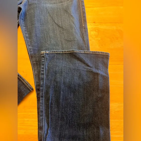 Rock & Republic Blue Flare Wide Leg Jeans - Image 5