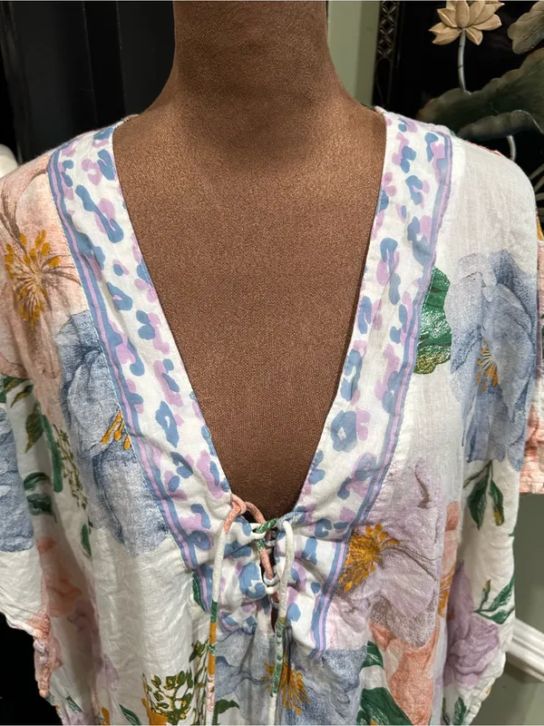 Z&L Cotton Boho Swim Cover‑Up – Size Large - Image 2