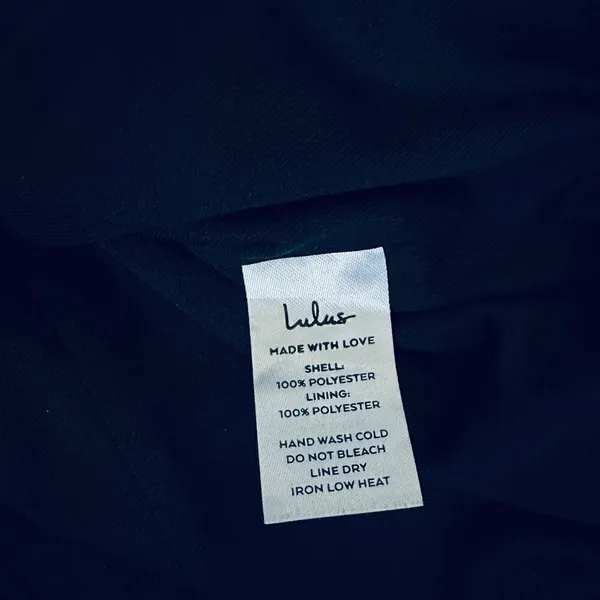 Lulus Romantic Allure Black Satin Asymmetrical Mini Dress - Image 11