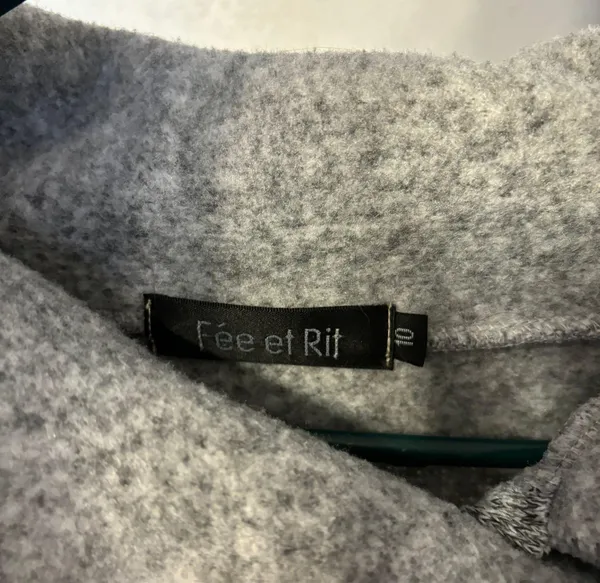 Fée et Rit Jacket Gray Size 10 - Image 4