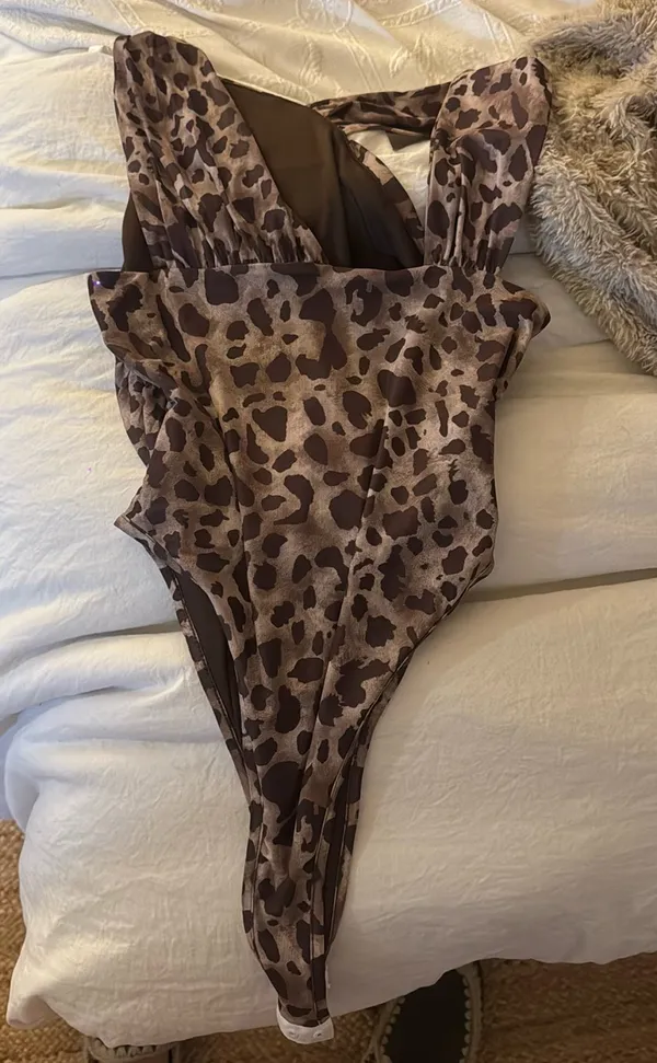 Cheetah body suit Brown - Image 3