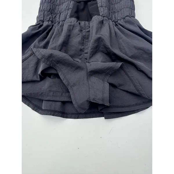 Free People Movement Way Home Skortsie Sleeveless Romper in Black S - Image 5