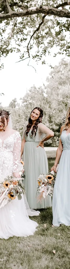 Sage Green Tulle Revelry Bridesmaid/Formal Dress - Image 3