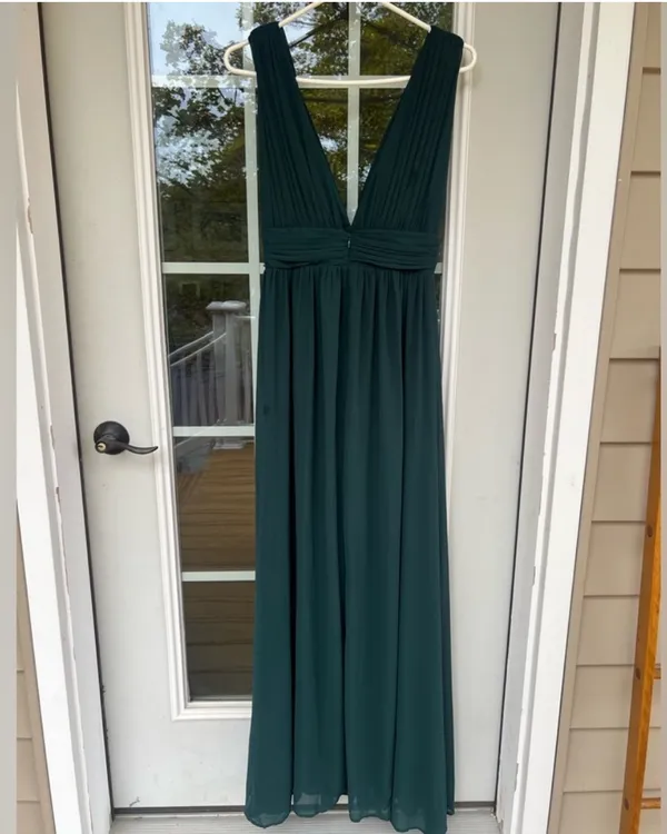 Lulus Heavenly Hues Emerald Green Maxi Dress - Image 4