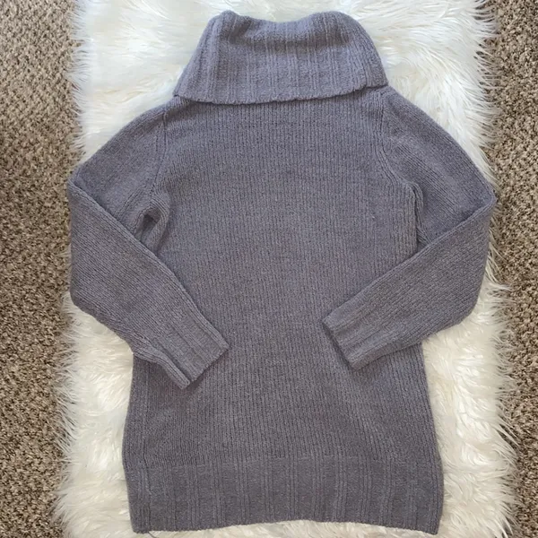 Merona Gray Turtle Neck Sweater - Image 3