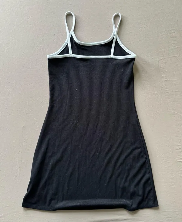 Tennis Style Ribbed Tank Dress - Image 2
