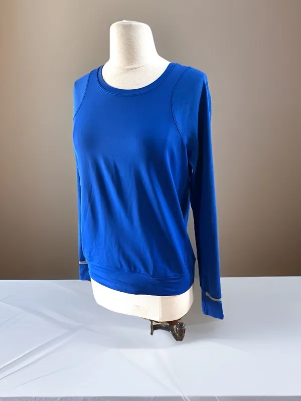 Lululemon Royal Blue Long Sleeve - Image 3