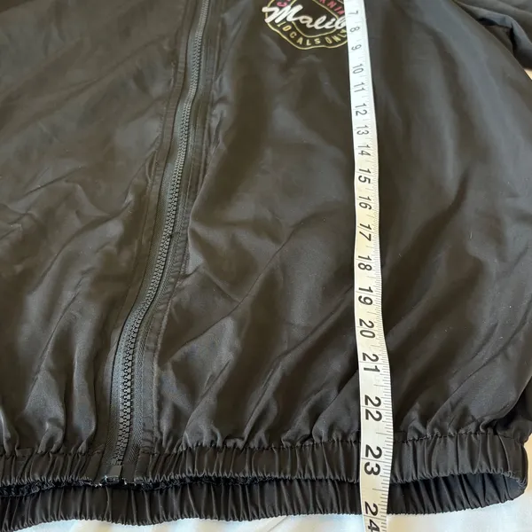 Brandy Melville Malibu California Lightweight Zip Up Hooded Jacket‎ Fits Med/Lg - Image 10