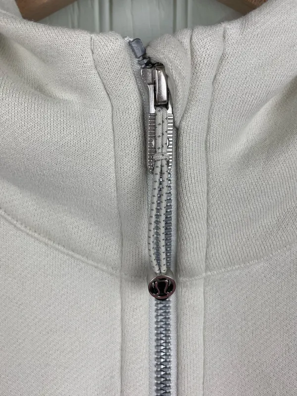 Lululemon Scuba Oversized Half-Zip Hoodie Women's Size XS/S White Opal Soft Cozy - Image 5