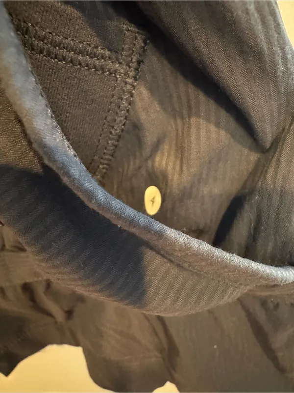Lululemon Apres Practice Anorak Jacket Coal Grey Pinstripe Size 4 - Image 10