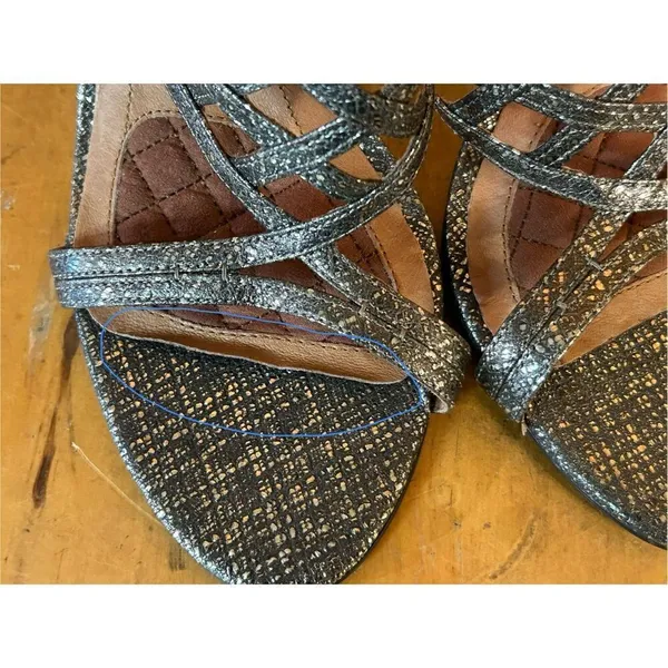 Lauren Ralph Lauren Women's Sydney Dress Sandal Heel Leather 8.5B Read - Image 8