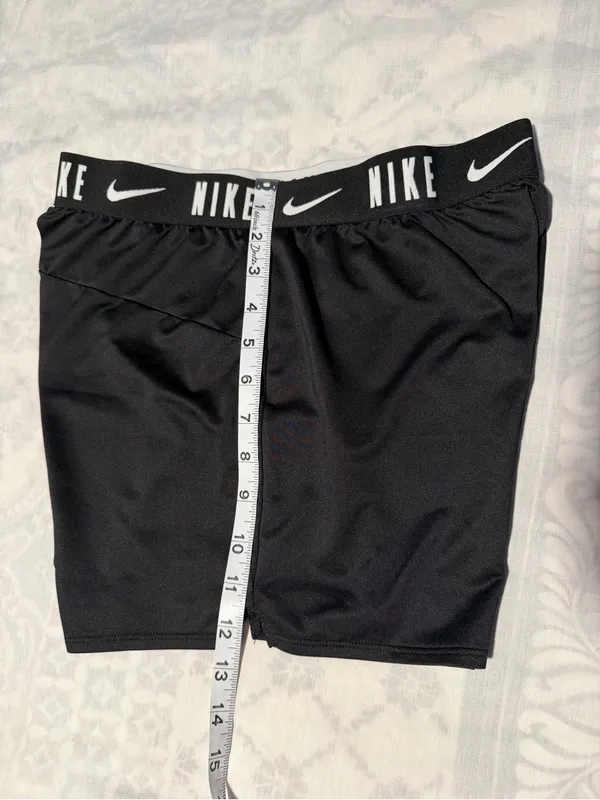 Nike Black Women's Athletic Shorts with Branded Waistband size XL - Image 12