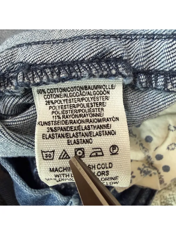We the Free People Raw Release Hem Flare Jeans Womens 25 Boho Hippie Festival - Image 4