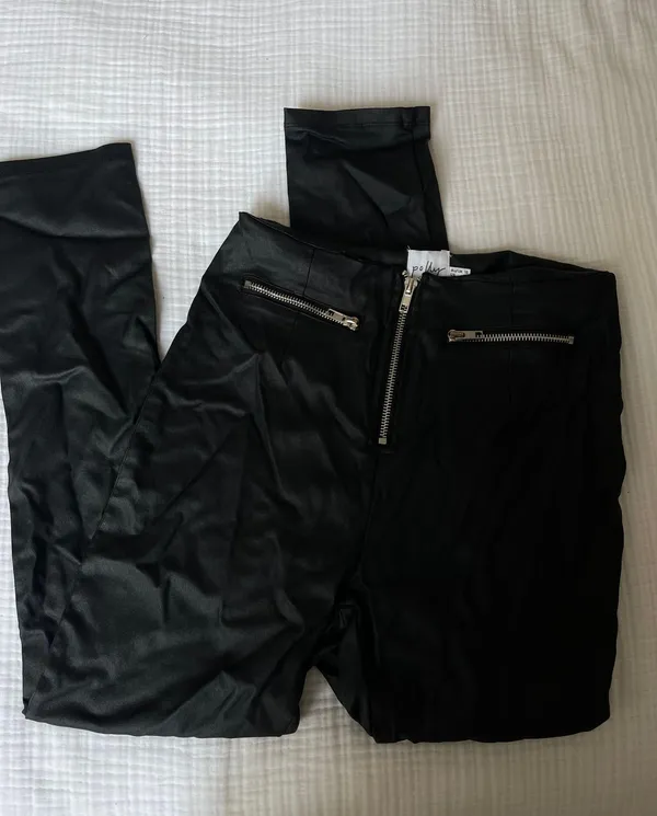 Princess Polly Leather Pants - Image 2