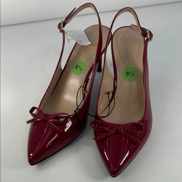 Bandolino Red Patent Slingback Heels - Image 13