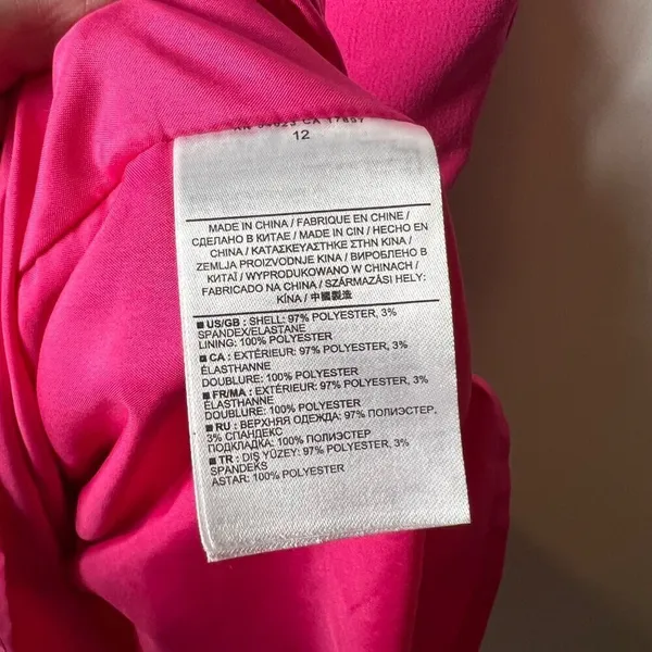 Banana republic pink dress women’s size 12‎ - Image 6