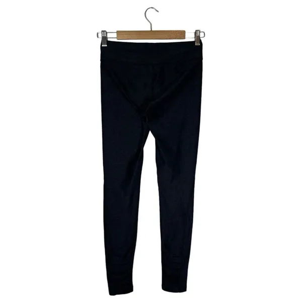 The North Face Leggings Womens S Ankle Pants Logo Stretch Pull On Yoga Gray - Image 2