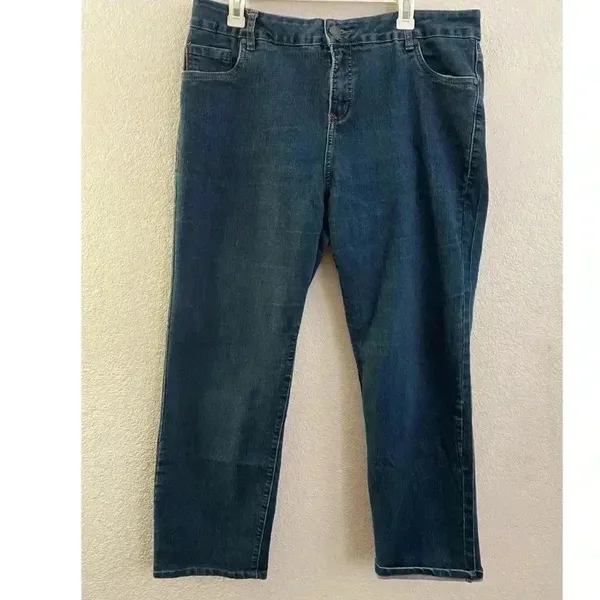 💥Average Preowned Jeans Size 16 Blue - Image 2