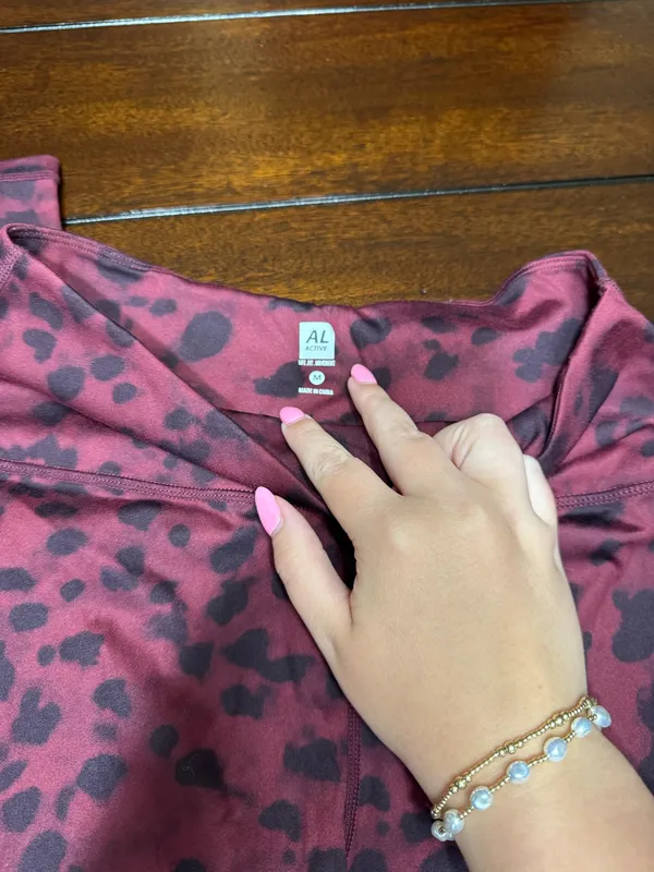 AL Active Leggings Pink Size M - Image 2