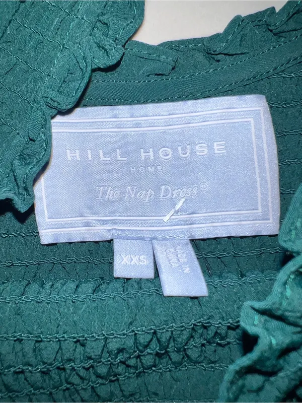 Hill House Home Louisa Nap Dress in green and emerald - Image 7