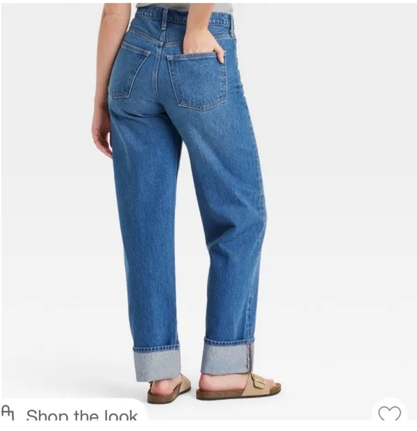 Universal Threads Mid Rise Cuffed Baggy Jean - NWT - Image 2